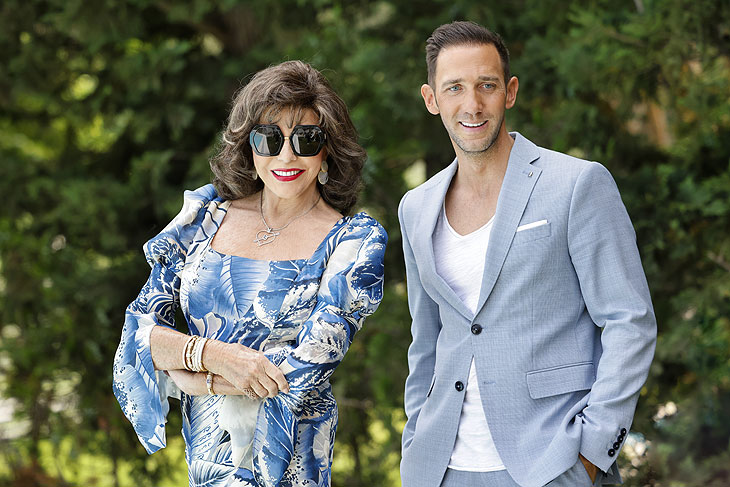 Joan Collins, Marcel Remus beim "Remus Press Day 2021" (©Foto. Franziska Krug, Getty Images für Marcus Remus)